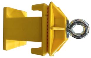 Schilderhalter NH I Kunststoff für Rohre 40x40mm/d= 42mm zu Verkehrszeichen, Z001417