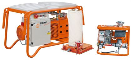 Förderanlage PFT SILOMAT TRANS PLUS DF Q 105 5,5kW inkl. Einblashaube u. Zubehör, Z00238164SET