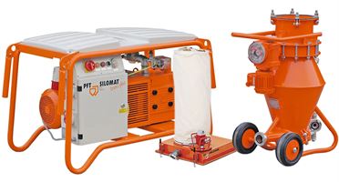 Förderanlage PFT SILOMAT TRANS PLUS 105 5,5kW inkl. Einblashaube u. Zubehör, Z00655336SET