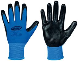 Handschuh Feinstrick PROFILGRIP STRONGHAND®, blau, EN388, Gr. 9, VPE120, Z058209