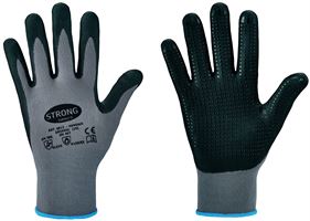 Handschuh Feinstrick HANDAN STRONGHAND®, grau, EN388+EN407, Gr. 10, VPE120, Z061310