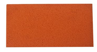 Ersatzgummi rot fein für Reibebrett 280x140x18mm 191Stk/Kart, Z0910728