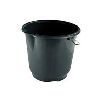 Baueimer schwarz 15 Liter mit Nasenbügel u. Schnabel 360Stk/Pal, Z10126349