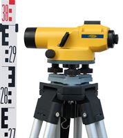 Nivellierset SPECTRA AL 24M automat. kpl. mit Tenimeter 5m, Baustativ 82-147cm, Z110124