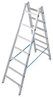 Sprossen-Doppelleiter Alu KRAUSE® STABILO® 2x7 Sprossen 2,05m, AH= 3,30m, Gew. 7,5kg, Z124913