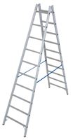 Sprossen-Doppelleiter Alu KRAUSE® STABILO® 2x10 Sprossen 2,90m, AH= 4,10m, Gew. 10,7kg, Z124937