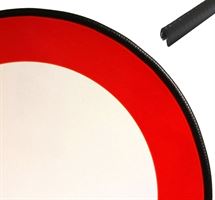 PVC-Kantenschutzprofil für Verkehrszeichen mit Klemmbereich 1-2mm, per lfm, Z145XD05832