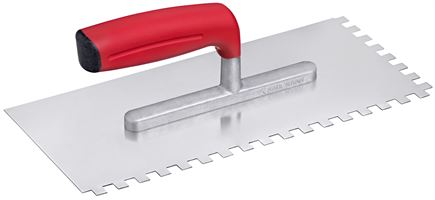Glättkelle Softline 280x130x0,7mm E8 RF gezahnt - Softgriff, Alu-Steg VPE33, Z1703308