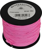 Maurerschnur PP leuchtpink 2mm 100lfm/Rolle VPE6, Z18026