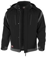 Winter-Softshell-Jacke QUALITEX PRO, schwarz/grau, Gr. XXL, VPE10, Z201045XXL