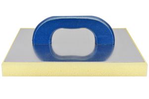 Reibebrett Alu 320x230mm mit gelbem Belag 30mm VPE10, Z2030APA