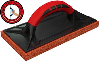Reibebrett COMMODORE orange grob 280x140x20mm mit Belag VPE65, Z22645KO