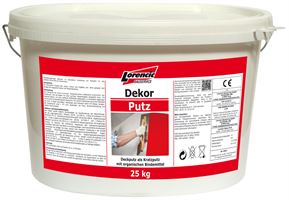 Dekor-Putz Kratz 3,0mm, farbig, Verbrauch 3,9kg/m², 25kg/Kübel, 32Kübel/Pal, Z2509325LO