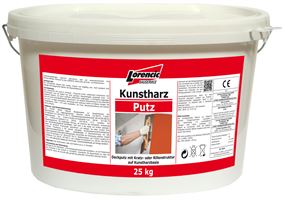 Kunstharzputz Rille 2,0mm, weiß, Verbrauch 2,6kg/m², 25kg/Kübel, 32Kübel/Pal, Z25106225LOW