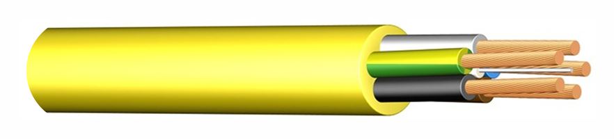 Spezial-PVC Baukabel 5x4,0 N07V3V3-F inkl. Aufdruckkosten 100-500lfm/Rolle, Z30154