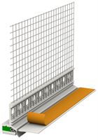 Anputz-Dichtprofil 3D Membran 10mm WDVS-Gewebe RAL außen grün 2,4lfm/Sta 25Sta/Kart, Z3780240LO