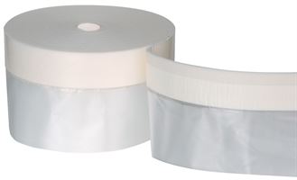 Deckenanschlussband mit Folie 40mm x 10m VPE40 !Keine Haftung f. Rückst.!, Z391055