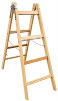 Holzleiter 4 Sprossen 1,35x0,52x0,135m ÖNORM EN 131, Z4-1