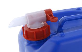 Auslaufhahn SAB 23/61 rot/rot für Kanister 25 Liter, Z4010750