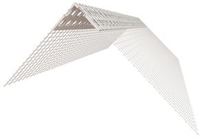 PVC-Winkel mit aufkaschiertem WDVS-Gewebe 10x15cm 2,50lfm/Sta VPE100 = 250lfm 20Kart/Pal, Z4041