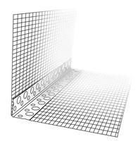 PVC-Winkel mit VWS-Gewebe 10x15cm 2,50lfm/Sta VPE100, Z4041X