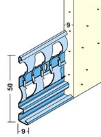 Sockelprofil 1219 9mm 3,0lfm/Sta, 25Sta/Bd, 60Bd/Pal, Z41219300
