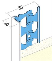 Putzabschlussprofil 1222 20mm 3,0lfm/Sta, 25Sta/Bd, 42Bd/Pal, Z41222300