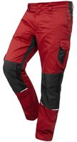 Bundhose QUALITEX IND, rot/anthrazit, 250 g/m², Gr. 50, Z42014-RABH50
