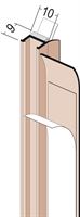 Laibungsprofil 3712 Putz PVC mit Dichtlippe 2,6lfm/Sta, 60Sta/Kart, 36Kart/Pal, Z43712260