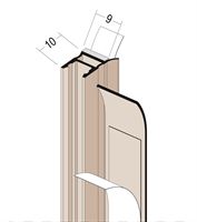 Laibungsprofil 3726 Putz Hart-PVC, DL, Bewegungskammer 2,6lfm/Sta,50Sta/Kart,36Kart/Pal, Z43726260