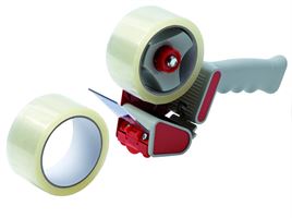 Abrollgerät BOX TEC 48mm x 50m, mit 2 PP Bändern, Z44991