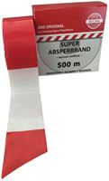 Baustellen-Absperrband 80mm, Stärke 35my, 500lfm/Rolle, Z450001