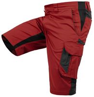 Arbeitsshorts QUALITEX IND, rot/anthrazit, 250 g/m², Gr. 60, Z47014-RAAS60