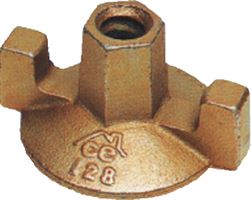 Zweifl. Tellermutter Guss 80mm verzinkt, Z4811280