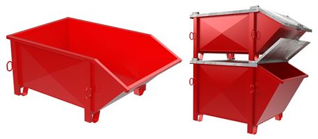 Allzweckmulde 850 Liter, 165x100x60cm, lackiert, Z4811810