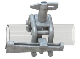 Geländerbolzen m. Keilkupplung, verzinkt 85GV, Z481850