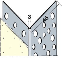 Alu-Eckwinkel 90° 45x45mm 3,0lfm 25Sta/Bd 108Bd/Pal, Z49179300