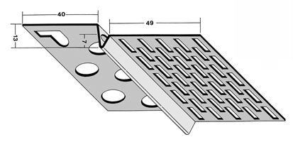 Dachbelüftungsprofil 9224 13mm 2,50lfm/Sta 20Sta/Bd 70Bd/Pal, Z49224250