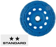Topfscheibe STS-D 125x20x22,23mm, Sh 5mm, DGU zweireihig TYROLIT, Z494361