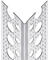 Alu-Eckwinkel 90° geprickelt/verstärkt, 23,5x23,5mm 3,00lfm/Sta 50Sta/Bd 100Bd/Pal, Z50005300