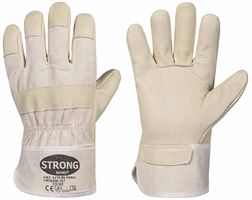 Handschuh 88 PAWA, Schweins-Vollleder, gelb, Innenhand gefüttert, Gr.10,5, VPE120, Z502