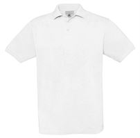 Poloshirt Piqué SAFRAN weiß, 180g/m², Gr. XL, VPE10, Z54942XL