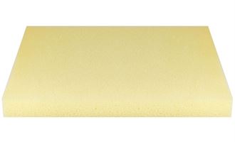 Ersatzgummi hellgelb Kaltschaum für Reibebrett Alu 320x230x30mm 100Stk/Kart 8Kart/Pal, Z550925