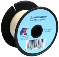 Trassierschnur weiß 1,5mm 50lfm/Rolle VPE12, Z6130001