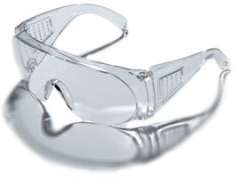 Mehrzweckbrille VISITOR IP klar, mit oberer Augenabdeckung, EN166, VPE300/12, Z633