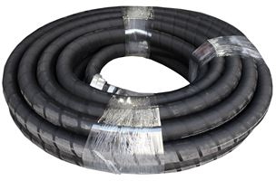 Förderschlauch Gummi NW 45/60 10bar kpl. mit C/45 Kupplungen 12,5m/Rolle 15Roll/Pal, Z6532125LO