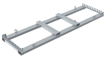 Transportpalette TP 25 3,55x1,18m für Mobilzaun, Z7021143