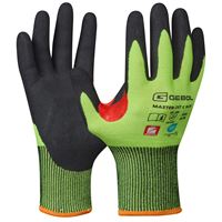 Montagehandschuh MASTER CUT C PLUS, grün/schwarz, nahtlos, EN388, Gr. 8, VPE12/72, Z709820