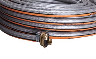 Wasserschlauch SMARTFLEX SMT 1/2" grau/orange 14bar kpl. mit GEKA-Kupplung 25lfm/Rolle, Z80101325K