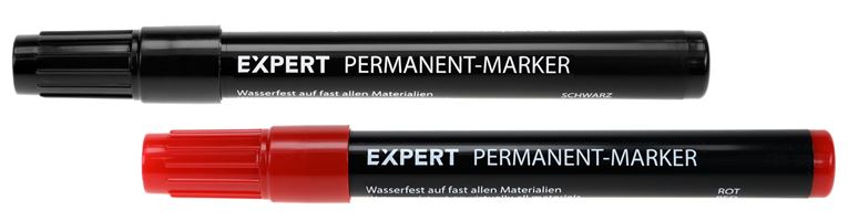 Permanent-Marker Lyra EXPERT rot 1,5-3mm Strichbreite 10Stk/Kart, Z8412010